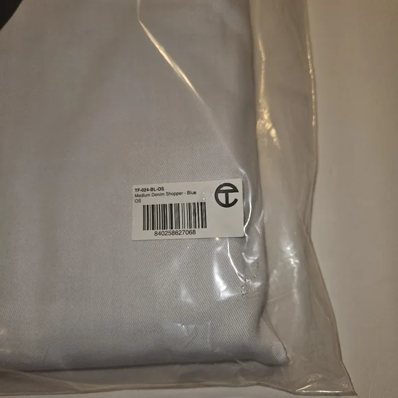 Telfar- Medium Denim Shopper - Blue - Picture 10 of 16